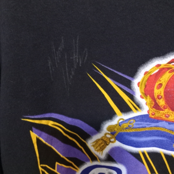 Rare Matt Kenseth Signed Crown Royal Double Sided TShirt - Picture 2 of 6